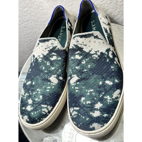 Rothy's Shoes - Rothys The Original Sneaker Shibori Tye Dye Limited Edition Sea Green Size 10